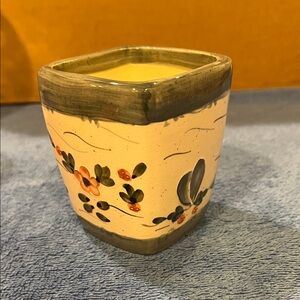 Floral Ceramic Candle